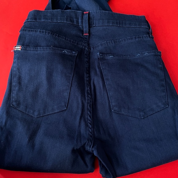 AO LA by ALICE + OLIVIA Jeans Women 5 Pocket Skinny Navy Stretch Zip -  Size 26 - Picture 2 of 6